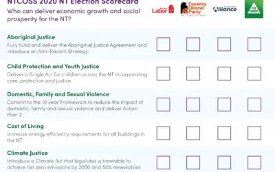 NTCOSS presents its 5 elections asks ahead of the Northern Territory election in August