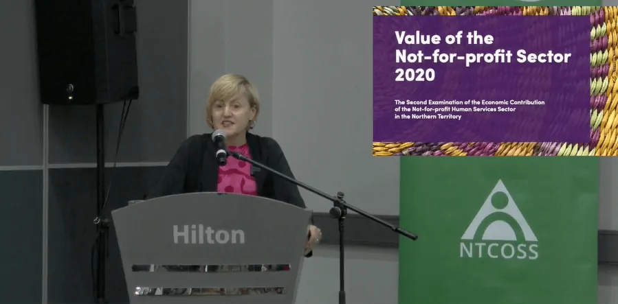 DDN VOS3 Deborah DI Natale at the Value of the Sector Report Launch