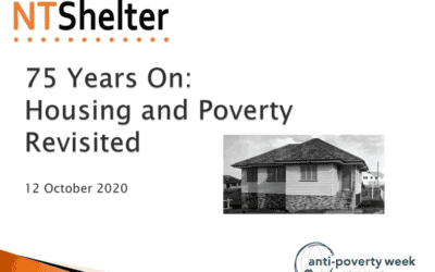 NTCOSS hosts Anti-Poverty Week Webinar with NT Shelter