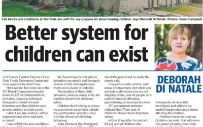 Better system for children can exist Sunday Territorian 18/9/22